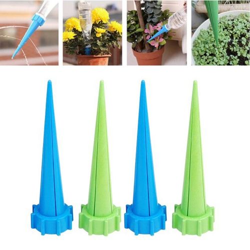 اشتري Sunsky 4 PCS Cone Watering Spike Automatic Watering Irrigation Spike Garden Plant Flower Drip Sprinkler, Random Color Delivery في مصر