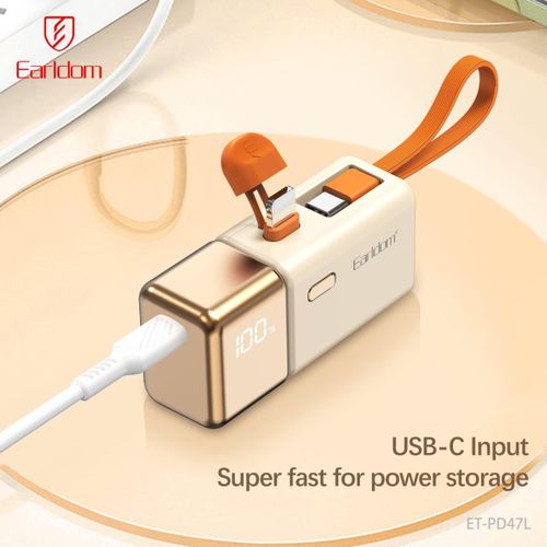 product_image_name-Earldom-PD47 2-in-1 Mini Power Bank 5000mAh 22.5W-5