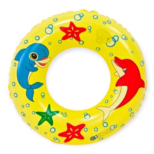 Generic Swimming Ring Float - Multi-Colored - Size 80 cm.