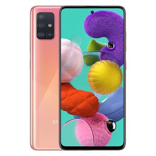 Samsung Galaxy A51 - 6.5-inch 128GB/6GB Dual SIM 4G Mobile Phone - Prism Crush Pink