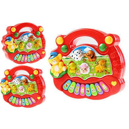 Baby Kids Musical Educational Animal Farm Piano Developmental