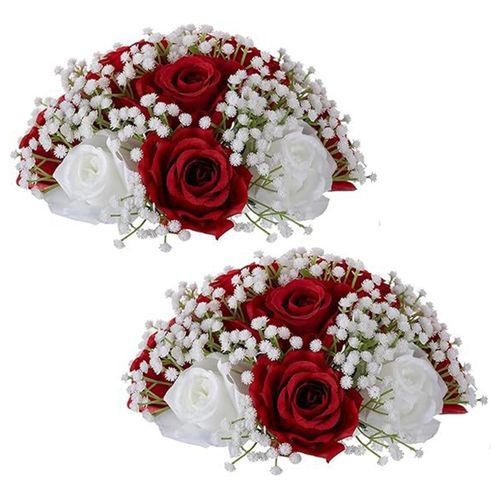 1/2pcs White Babies Breath Flowers Artificial Gypsophila Fake Floral bride  Bouquets For bridal shower Wedding