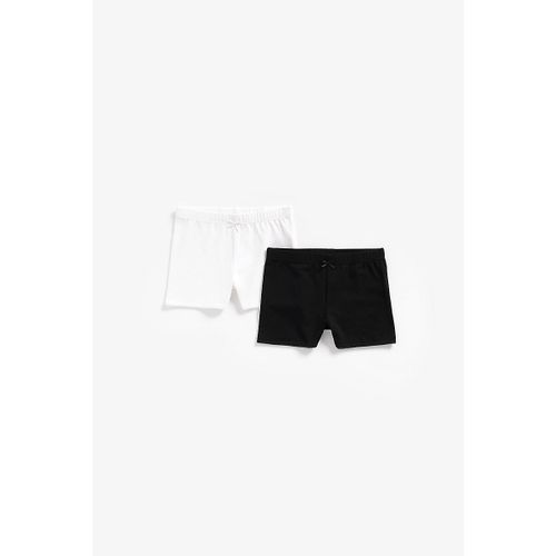 White modesty top shorts