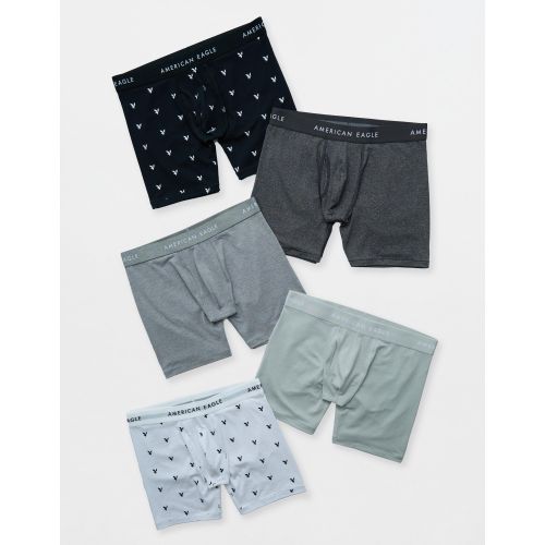 product_image_name-American Eagle-سروال داخلي بوكسر 6 بوصة بتصميم كلاسيكي - عبوة من 5 قطع-1