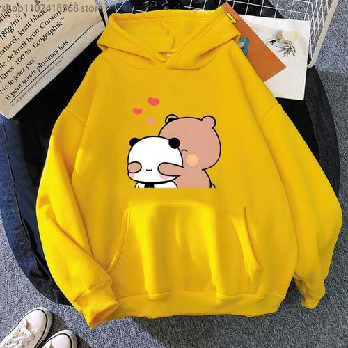 Cartoon panda hoodie hotsell