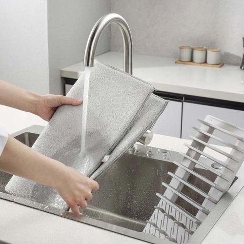 Generic High-density Dish drying mat with a tray - image 2