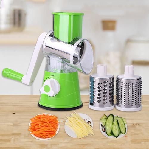 3 in 1 Multifunction Vegetable Slicer Manual Home Kitchen Accessories  Grater Vegetable Chopper Roller Cutter Potato Spiralizer