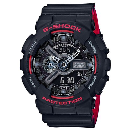 G Shock Sport Watch Analog Digital Plastic Band For Men Black Pink GA 110HR 1ADR Best Price Online Jumia Egypt
