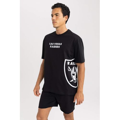 Defacto Las Vegas Raiders Licensed Crew Neck T Shirt Best Price