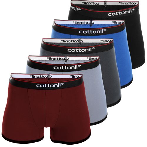 Cottonil Bundle OF (5) - Men Boxer Solid @ Best Price Online | Jumia Egypt