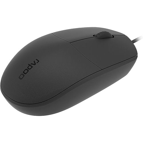 اشتري Rapoo N200 Usb Wired Mouse Black في مصر