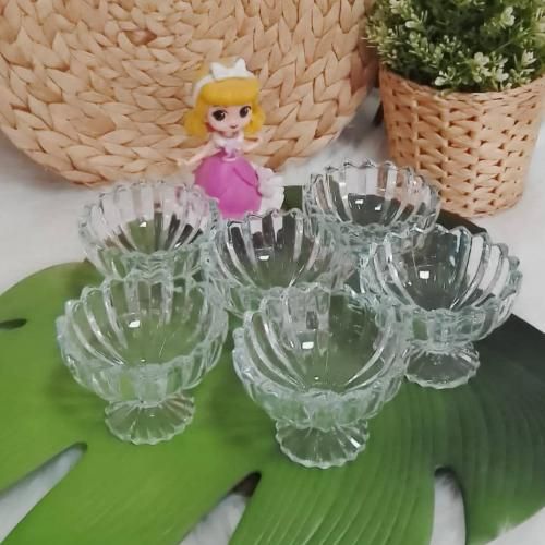 product_image_name-Generic-6 طقم كاسات للجيلي و الايس كريم زجاجى شكل وردةقطع -1