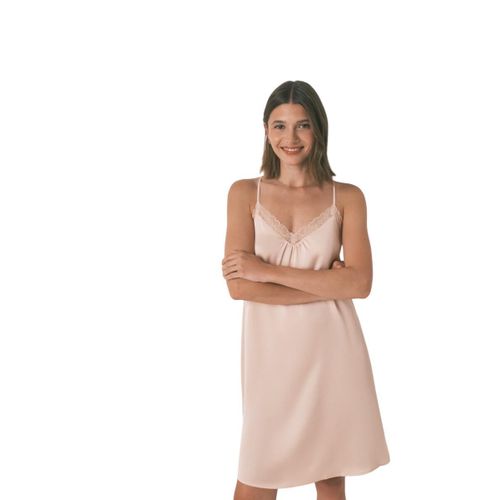 product_image_name-Women Secret-Pink satin lace nightgown-1