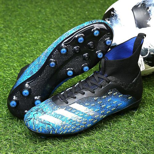 Buy Men Soccer Shoes High Ankle Football Boots Men Sneakers in Egypt