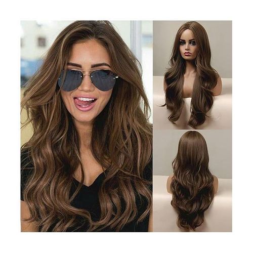 product_image_name-Generic-باروكة مجعدة بنية داكنة مصنوعة من شعر حراري-1