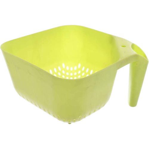 Generic مصفاة بلاستيك مربعة مزودة بيد من الكينج - اخضر - image 2