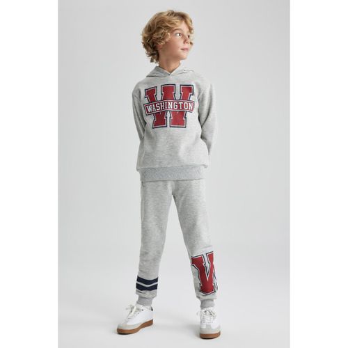 product_image_name-Defacto-Boy Regular Fit Trousers - Grey Melange-1