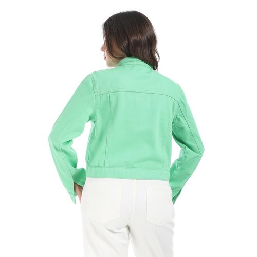 product_image_name-Menta By Coctail-جاكيت جاباردين من منتا باي كوكتيل - 17040 - أخضر نعناعي-3
