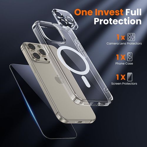 product_image_name-Generic-جراب حماية للخصوصية لهاتف iPhone 14 Pro، جراب مغناطيسي شفاف لهاتف iPhone 14 Pro مع واقي شاشة وكاميرا للخصوصية، متوافق مع غطاء MagSafe النحيف المقاوم للصدمات لهاتف 14 Pro 5G-2