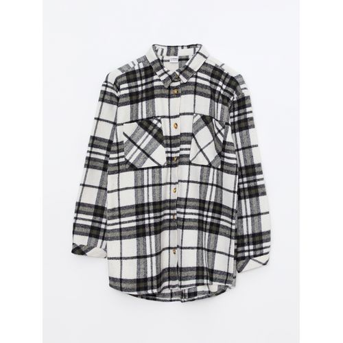 اشتري LC Waikiki Plaid Long Sleeve Girl Shirt Jacket في مصر