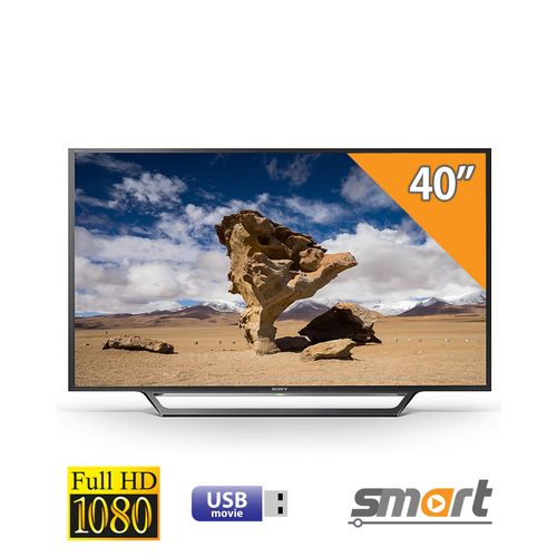 Fodgænger formel Mount Bank Sony KDL-40W650D - 40-inch Full HD Smart TV price in Egypt | Jumia Egypt |  kanbkam