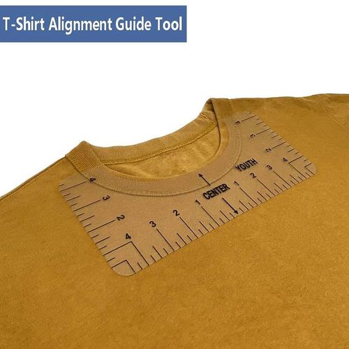 Youth T-Shirt Ruler - T-Shirt Alignment tool for Cricut vinyl decals.