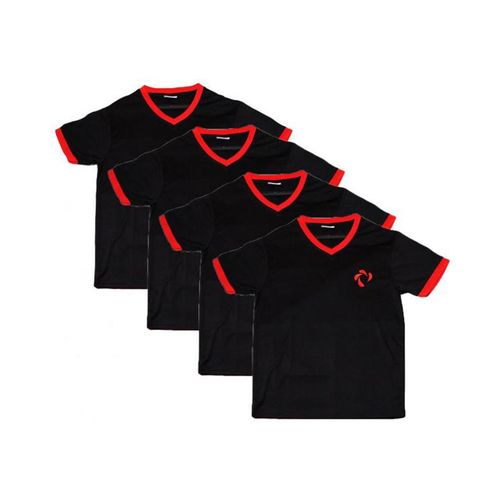 اشتري Didos DMTS-008 Men V Neck Team Shirt - Set Of 4 - XL في مصر