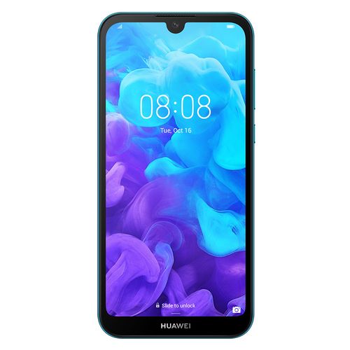 Huawei Y5 2019 موبايل 5.71 بوصة - 32 جيجابايت/2 جيجا - ثنائى الشريحة - 4G - أزرق