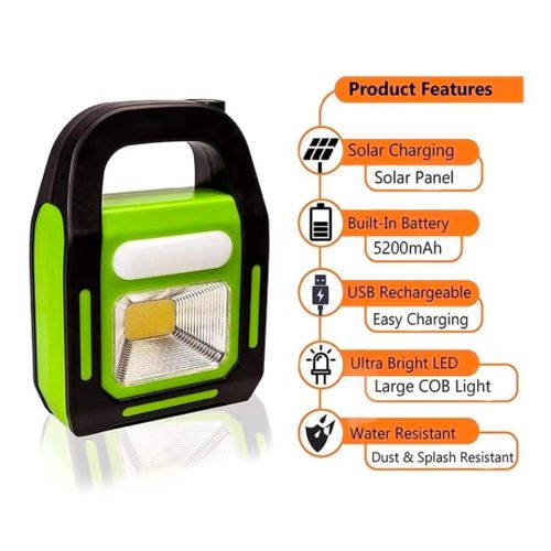 product_image_name-Generic-كشاف طوارى ليد قابل للشحن يعمل بالطاقة الشمسية و الكهرباء 3*1-3
