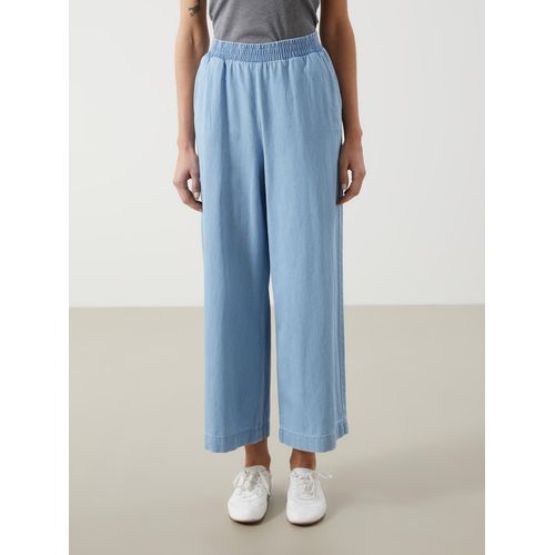 product_image_name-LC Waikiki-Elastic Waist Wide Leg Women's Jeans-2