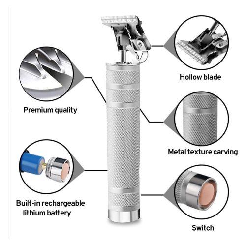 product_image_name-Kemei-كيمي ماكينة قص الشعر الاحترافية للرجال - ثلجي - KM-1974B-2