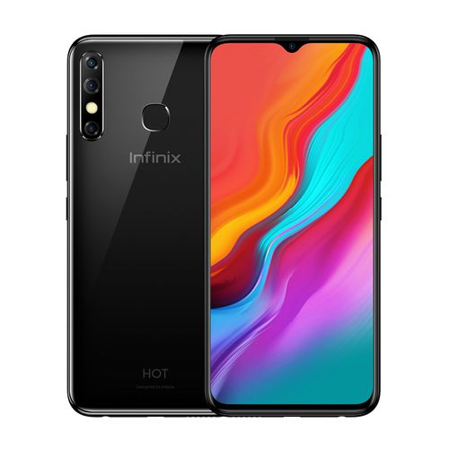 Infinix X650D Hot 8 - 6.6 بوصة 32 جيجا بايت/3 جيجا بايت موبايل - أسود