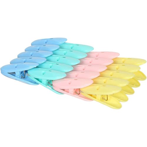product_image_name-Generic-Plastic Clothes Pegs Set - 20 Pieces, Multicolor.-1