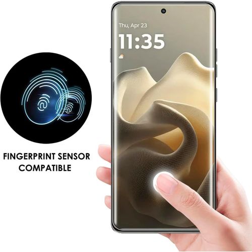 product_image_name-Generic-شاشة حماية عالية الدقة HD من الزجاج السائل المقوى بالأشعة فوق البنفسجية، متوافق مع مستشعر بصمة الإصبع لموبايل ريدمي نوت 15 برو بلس/ شبكة الجيل الخامس 5G شفاف-2