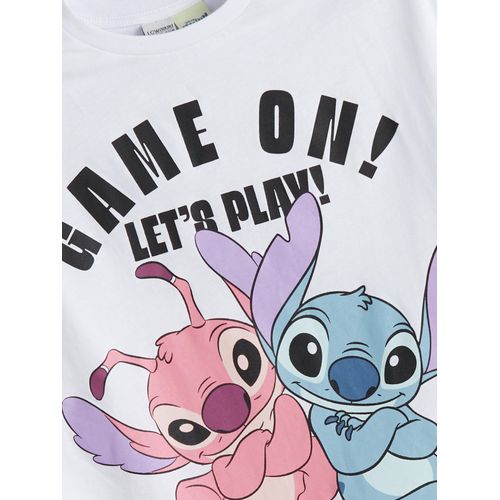 product_image_name-LC Waikiki-Crew Neck Angel And Stitch Printed Girl's T-Shirt-2