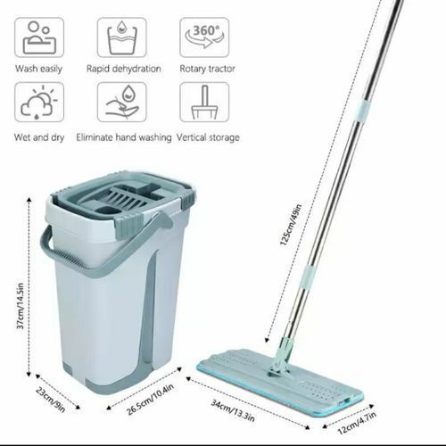 Squeeze Smart Mop & Bucket Plastic
