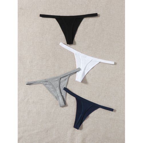 Mesery Bundle Of (4) - Solid No Show Women Underwear @ Best Price