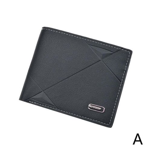 Buy Genuine Leather Luxury Wallets Designer Men Wallets Business Men Bifold Wallet Purse With Coin Pocket(#A) in Egypt