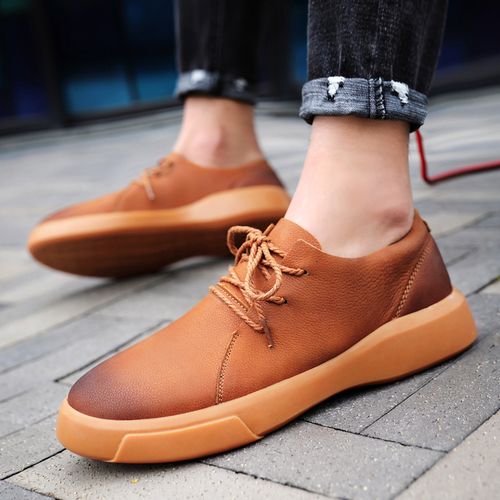casual shoes brown colour