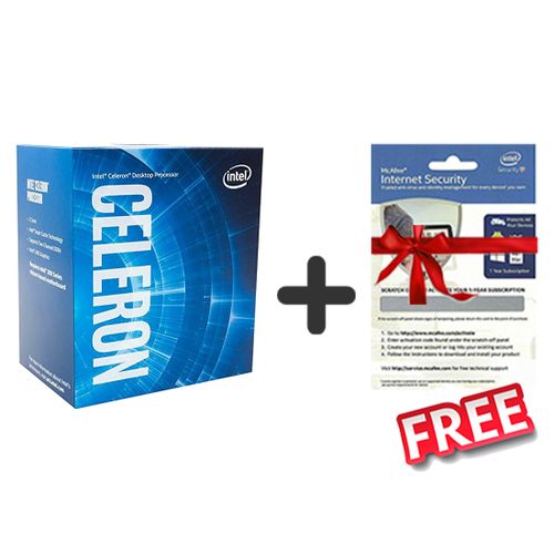 Intel G4900 Celeron Desktop Processor + Internet Security - 1 Year Activation Card