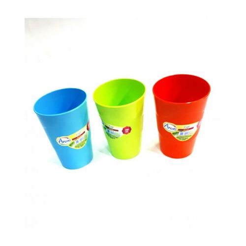 Buy Plastic Cup - 300ml - 3 Pcs in Egypt