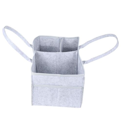 Baby Diaper Caddy Organizer - Large Baby Organizers and Storage for Nursery  - Portable Diaper Basket for Changing Station - Fits Changing Table - Baby