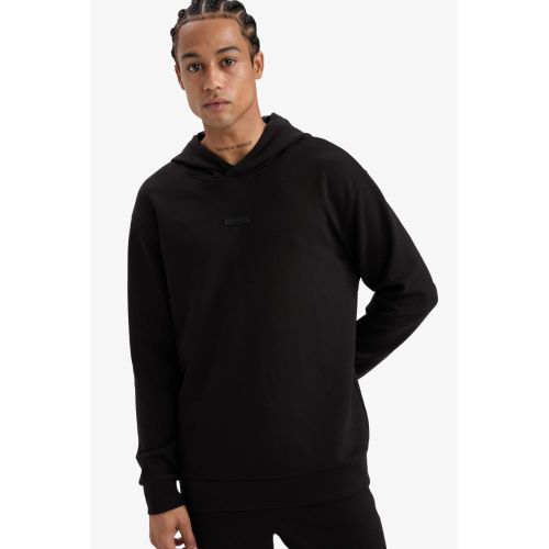 product_image_name-Defacto-Man Standart Fit Long Sleeve Sweat Shirt - BLACK-1