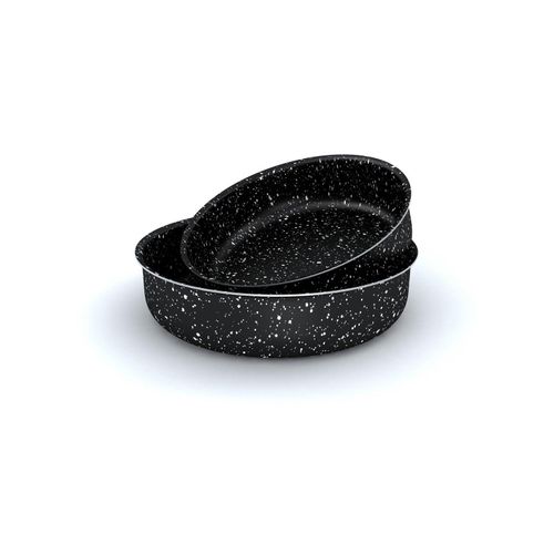 product_image_name-Generic-LAPIS Granite Oven Trays Set Black size 24 - 28 cm-3