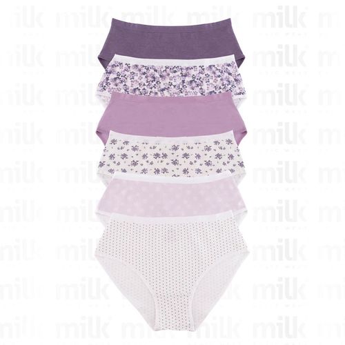 product_image_name-Milk-سروال داخلي مطبوع من ميلك - (6) قطع - للنساء-1