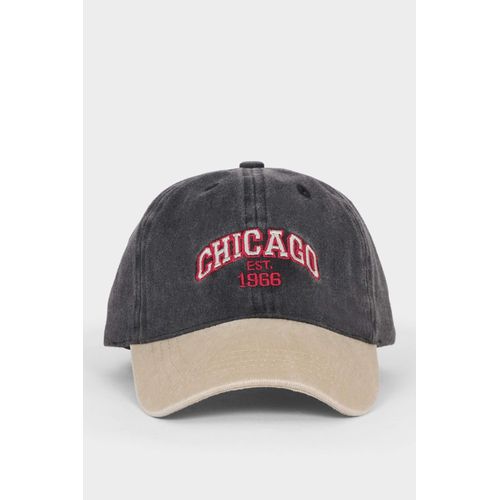 product_image_name-Defacto-Boy Embroidered Denim Cap-5