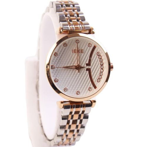 product_image_name-Generic-ساعة يد نسائية كاجوال - هيكل من الفولاذ المقاوم للصدأ ذهبي -2