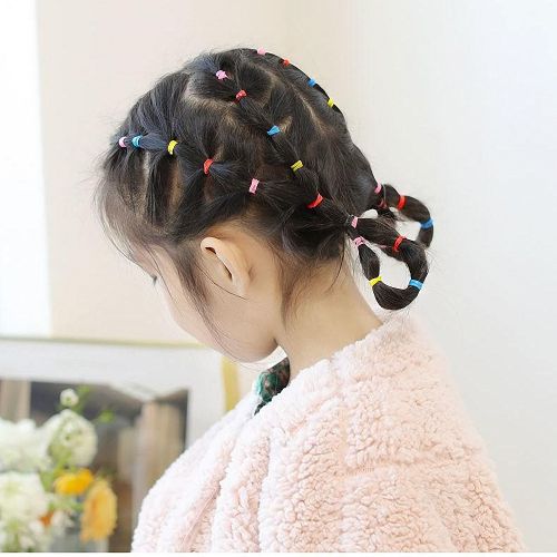 product_image_name-Generic-أربطة شعر مطاطية ملونة للأطفال - كيس-3