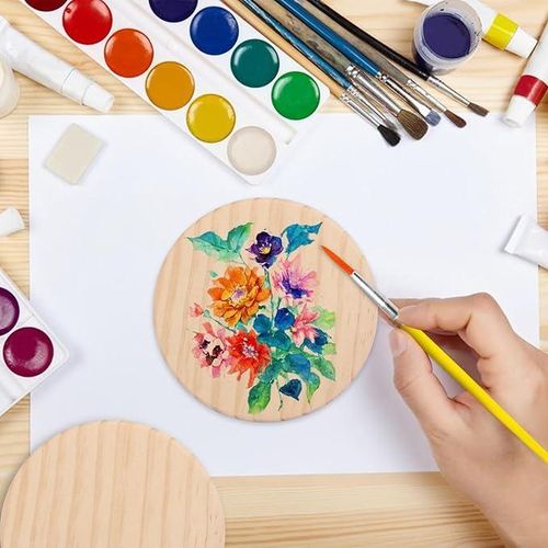 product_image_name-Generic-Your perfect choice of custom home coasters 4 unpainted wood coasters Creative Hobbies-3