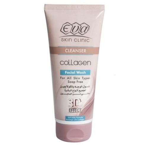 Buy Eva Cleanser Collagen Facial Wash For All Skin Types Soap Free 150 Ml in Egypt